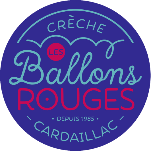 Logo de la crèce de cardaillac Les Ballons Rouge