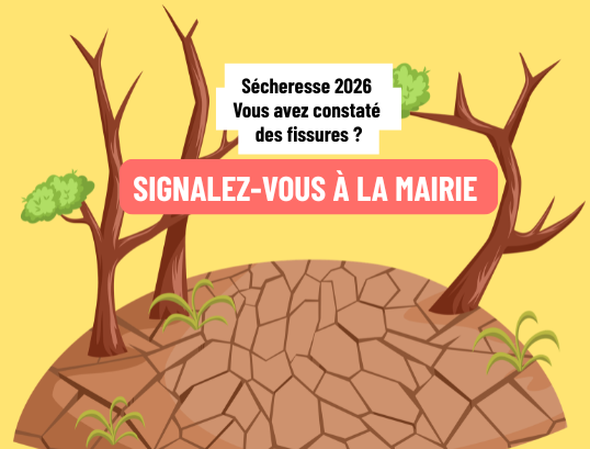 Sécheresse 2026 : invitation à signaler les dommages constatés sur votre habitation