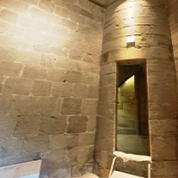 Photo de l'intérieur de la tour des Sagnes de Cardaillac